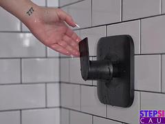 There you go, getting a whole eye full of me naked  Aria Valencia tells Stepbro - S22:E5