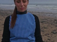 Silvia Soprano Rough ATM Domination on Surreal Beach - Big Ass Anal Punishment & Face Fucking