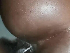 Afrikai, Amatőr, Monumentális dákó, Fekete, Krémes süti, Kőkemény, Érett koros