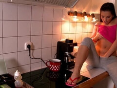 Cul, Doigter, Hongroise, Cuisine, Seins naturels, Orgasme, Chatte, Nénés