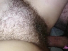 Hairy Bush Desire: Busty StepMom Shows Her Hirsute Pussy & Big Natural Tits