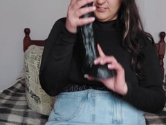 Amatør, Store smukke kvinder, Dildo, Latinsk, Naturlige bryster, Solo