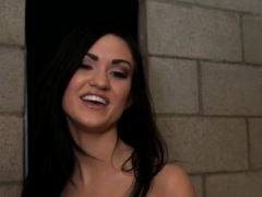 흑갈색 머리, 도기스타일, 밀프