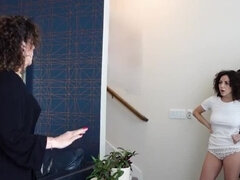 Madura, Hija, Consolador, Familia, Besar, Lamidas, Maduro, Mojado