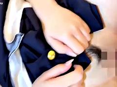 Amateur, Beauté, Gros seins, Sucer une bite, Éjaculation interne, Japonaise, Adolescente, Nénés