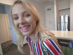 Blondin, Creampie, Jeans, Naturliga tuttar, Trosor, Pov, Tabu, Tonåring