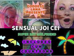 Sensual JOI CEI with Your Shy Girlfriend on Cam Includes Cum