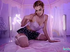 Blond, Kukk suging, Bakfra, Hd, Musefletter, Ridning, Skrikende, Barbert