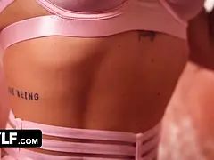 Schönheit, Füsse, Frau, Masturbation, Milf, Arsch lecken, Tanga, Vibrator