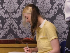 Grosser arsch, Grosse titten, Blondine, Blasen, Spermaladung