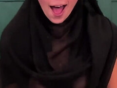 Hijabi Aaliyah Yasin Is Blessed by Father Dimitri's Holy Water