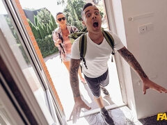 Tyłek, Duży tyłek, Blondynka, Obciąganie, Hotel, Tatuaż, Nastolatki