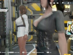 Big titty adventure in Operation Lovecraft featuring some serious ass action