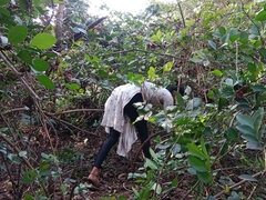 18, Amatéri, Kuřba, Pár, Indické, Vonku, Teenka