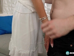 Blonde, Sucer une bite, En levrette, Faciale, Mature, Mère que j'aimerais baiser, Mamelons, Nénés