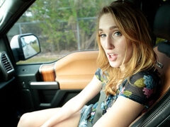 Rumpa, Blondin, Avsugning, Bil, Doggystyle, Handjobb, Pov, Tonåring