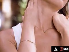 21sextury - Tiffany Doll ruins angelica’s bum with fat dildo