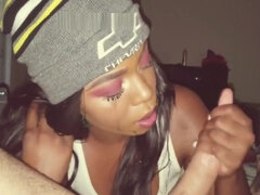 Leie, Schönheit, Grosser arsch, Blasen, Klassisch, Schwarz, Hd, Titten