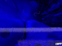 ビーチ, デカ尻, 巨大クリトリス, デカパイ, スパイ, のぞき