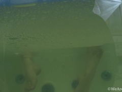 Жопа, Блондинки, Волосатые, Мастурбация, Душ