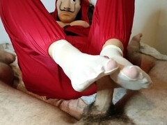 Americké, Nohy, Footjob, Nylonové