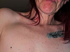 Brittisk, Creampie, Hemmagjord, Mogen, Rider, Hängbröst, Tatuering