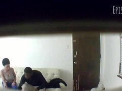 Hidden Spy Cam Blowjob - Ebony Girl Takes Cum in Mouth