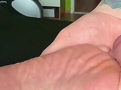 My Stepsister Beautiful Soles Footfetish Big Cum on Feet