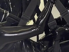 Amateur, Bondage domination sadisme masochisme, Sucer une bite, Couple, Fétiche, Latex, Mexicainne, Maigrichonne