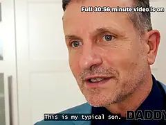 Daddy4k. magnificent girlfriend enjoys to risk and cheats on her boyfriend in the next room