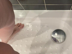 Belle grosse femme bgf, Femelle, Doigter, Fait maison, Masturbation, Pisser, Chatte, Douche