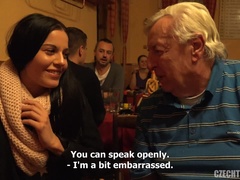 美人, 茶髪の, チェコ, ハードコア, なめる, 公共, 双子