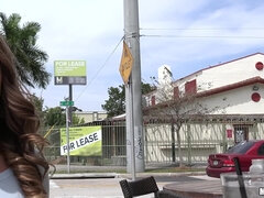 Babe, Kukk suging, Hardcore, Penger, Utendørs, Synsvinkel, Fitte, Realitet