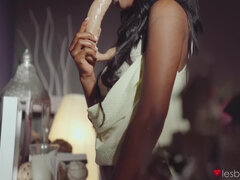 Čierne, Dildo, Ebenové, Priateľka, Teenka