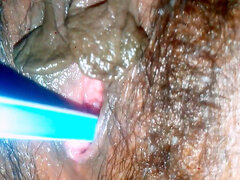 Amatorka, Płeć żeńska, Włochaty, Indyjski, Masturbacja
