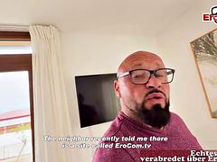 Chubby model Miss Booty tries first EroCom sex date with German user