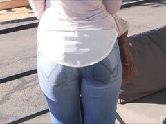 Närbild, Onani, Orgasm, Offentlig, Solo, Sprutande, Leksaker, Upskirt