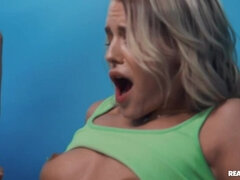 Blondynka, Sperma, Grupa, Hd