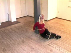 Natalie Pole-tied Cleavegagged