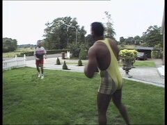 Rumpa, Avsugning, Sammanställning, Sperma shot, Mogen, Milf, Naken, Utomhus