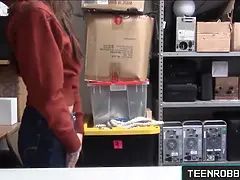 Dirty Teen Likes Guard's Big Cock - Teenrobbers.com