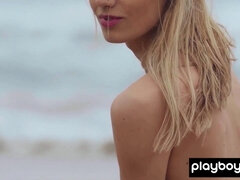 Additional bony Italian nude COUGAR Francy Torino toying with her baloons