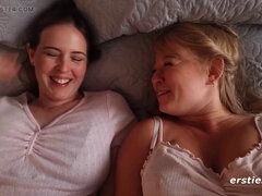 Ersties - Best friends exchange sexy gifts before using them for lesbian sex