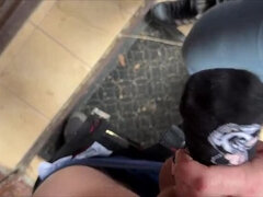 Tysk, Runke, Hd, Hjemmelaget, Slikking, Utendørs, Slave, Sokker