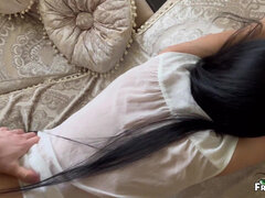 Blasen, Paar, Schmuddelige sprache, Selbstgemacht, Milf, Mutti, Titten