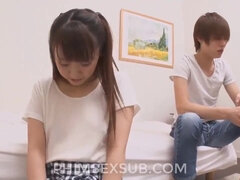 아시안, 오랄섹스, 흑갈색 머리, 크림파이, 하드코어, Hd, 일본인, 젖가슴