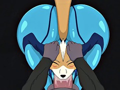 Star Suit Fox Original HYPER COCK, ASS GROWTH, GAY FURRY