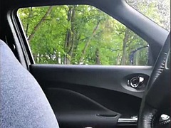 Testes gyönyörű hölgy, Gépkocsi, Meleg, Kézimunka, Masszázs, Maszti, Szabadban, Nyilvános