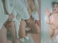 아마추어, 커플, 밀프, 샤워