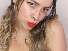 18, Amatör, Rumpa, Stor stjärt, Fingering, Latina, Solo, Tonåring